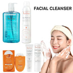 Avene Deep Cleansing Facial Cleanser Removes Face Dirt Whitening Cold Cream SPF50+ Sunscreen Moisturizing Gel Skin Care Set