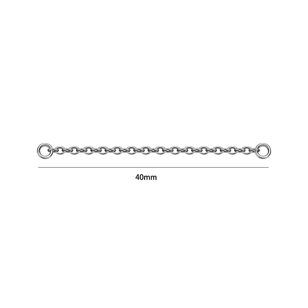 Dreamlee ASTM G23 Titanium Connector Chain For Nose Ring Hoop Clicker Cartilage Helix Body Piercing Jewelry Accessory