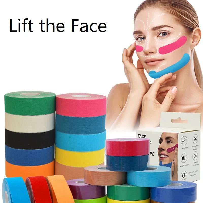 2.5CM*5M Wrinkle Face Tapes Face Lifting Tapes Face Tape Lifting Visage Beauty Tools LBHL09