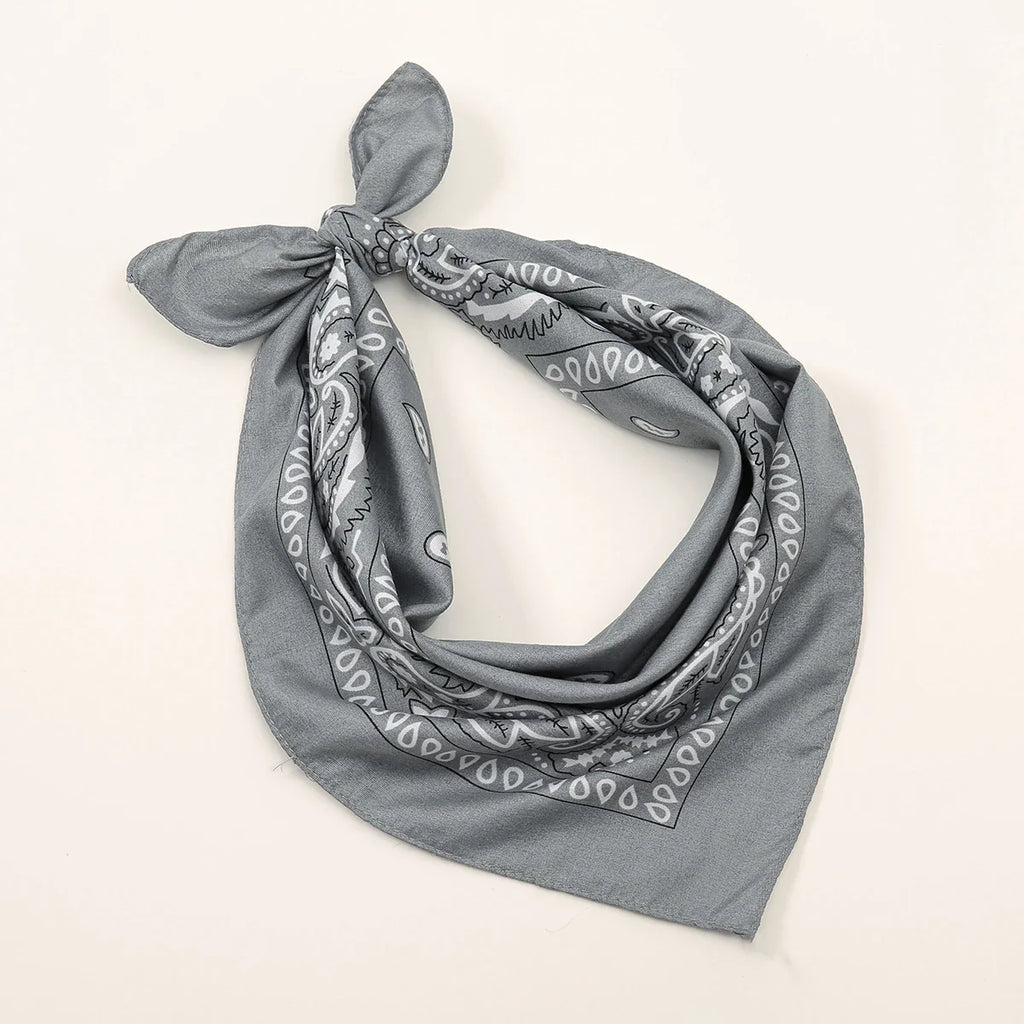 Bohemian Print Bandana Paisley Printed Headbands Hiphop Kerchief Outdoor Unisex Headband Wrist Wraps Face Mask Handkerchief