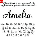 Customized Name Letter Necklace Personalized Stainless Steel Simple Pendant Clavicle Chain Women's Jewelry Valentine's Day Gift