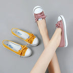 Canvas Small White Shallow Cut Summer Flat Sport Casual Ladies Soft Sneakers Platform Zapatillas De Mujer Tenis Women Luxury