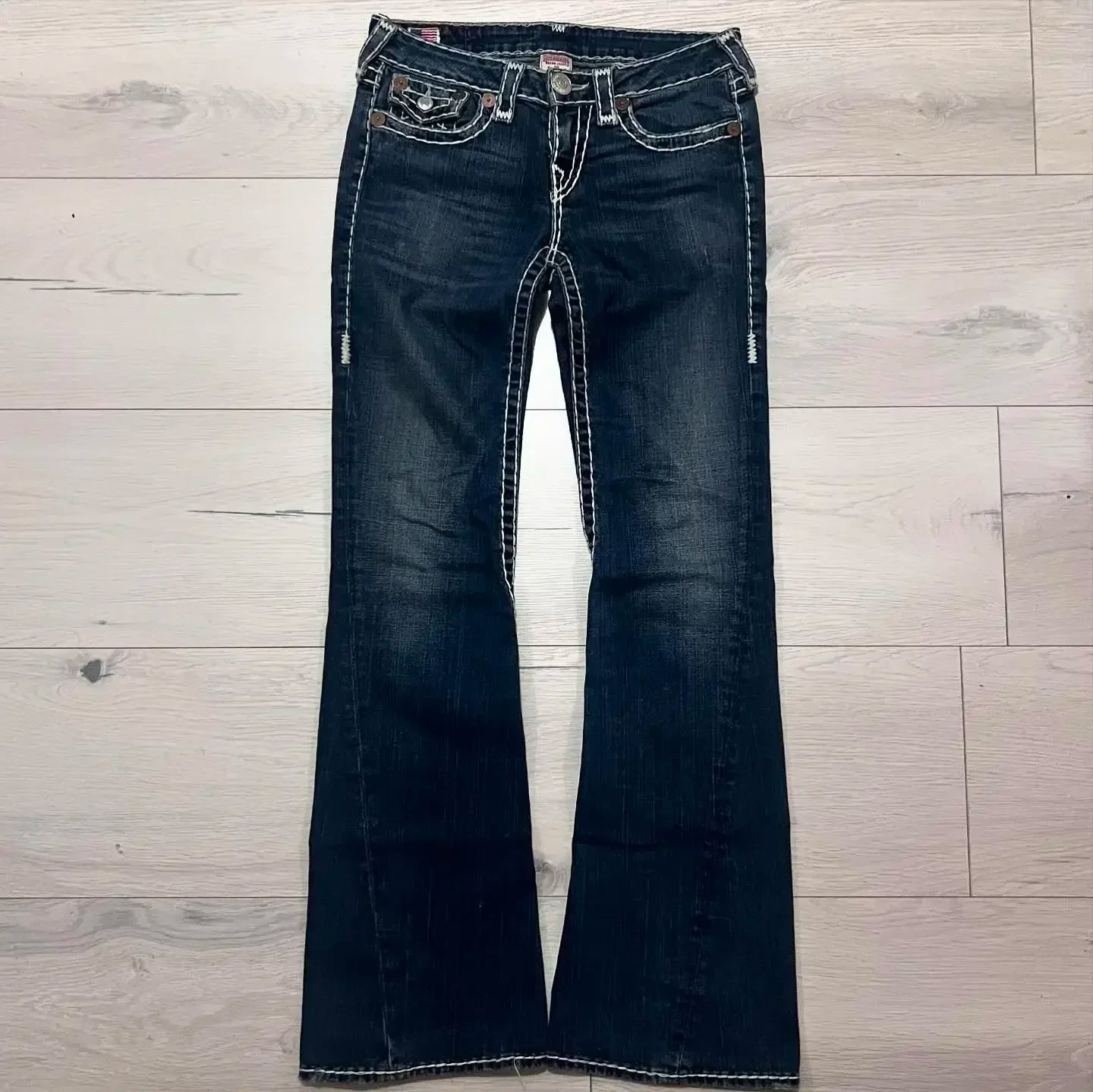 2025 Harajuku Y2K New Buddha High waist Super T Bootcut Jeans Flared Jeans Street Denim Pants High Waist Straight Leg Wide Leg