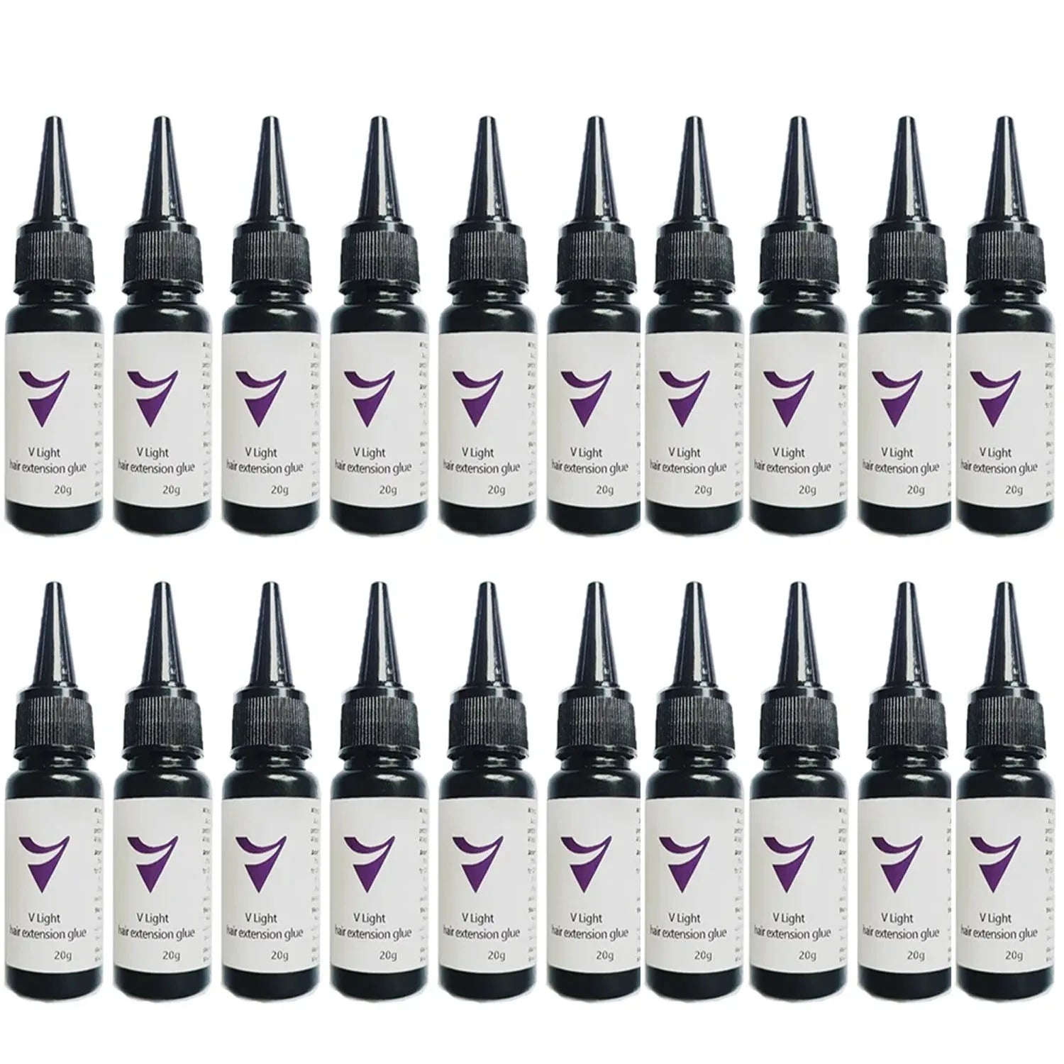 5/3/1PCV-Light Technology Hair Extension Clear Wig glue 20g V-light Traceless tool for tape Hair Extension Fast Grafting Tool