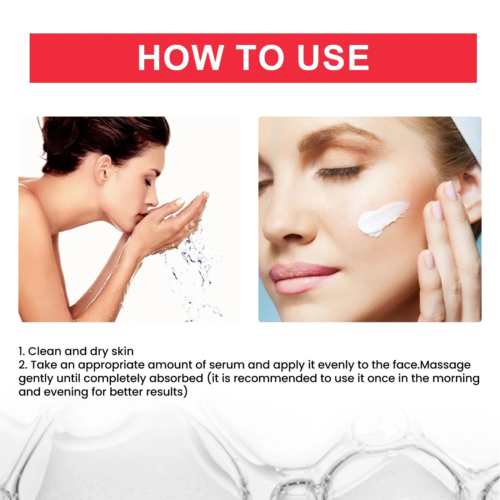 EELHOE Brighten Face Serum Smooth Face Nourishment Improve Skin Regeneration Fade Fines Line Anti-Anging Repair Face Serum 50ml