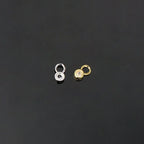 1PC Little Star Moon Snake Crystal Charms Pendant Helix Daith Earrings for Women Hanging Matching Piercing Lobe Tragus Jewelry