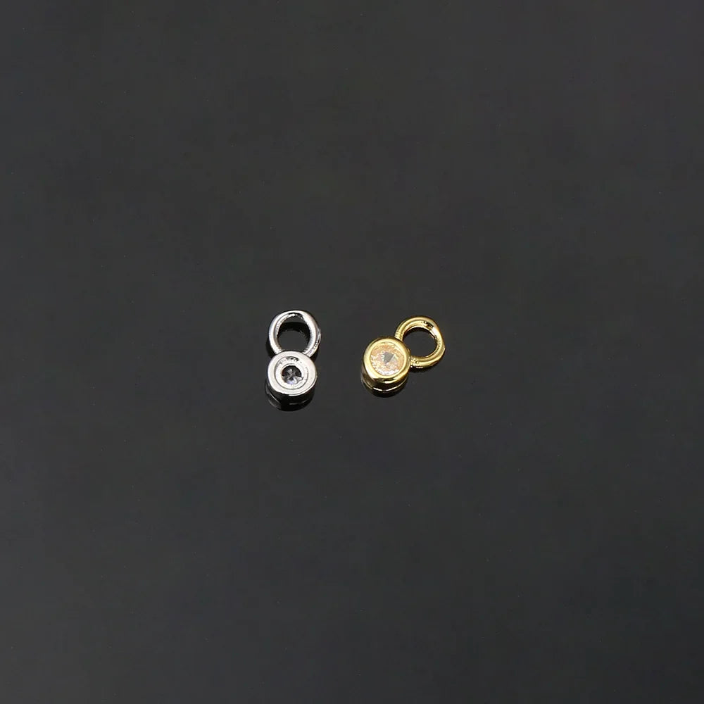 1PC Little Star Moon Snake Crystal Charms Pendant Helix Daith Earrings for Women Hanging Matching Piercing Lobe Tragus Jewelry