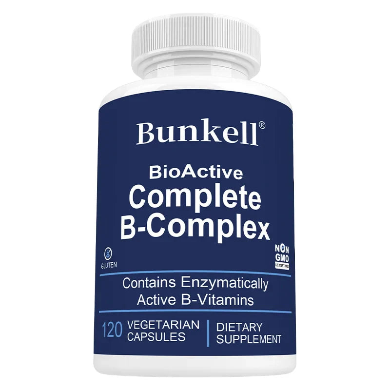 Bioactive Complete B Complex, Supports Liver, Immune System, Promotes Healthy Energy, Metabolism, Complete B Vitamins