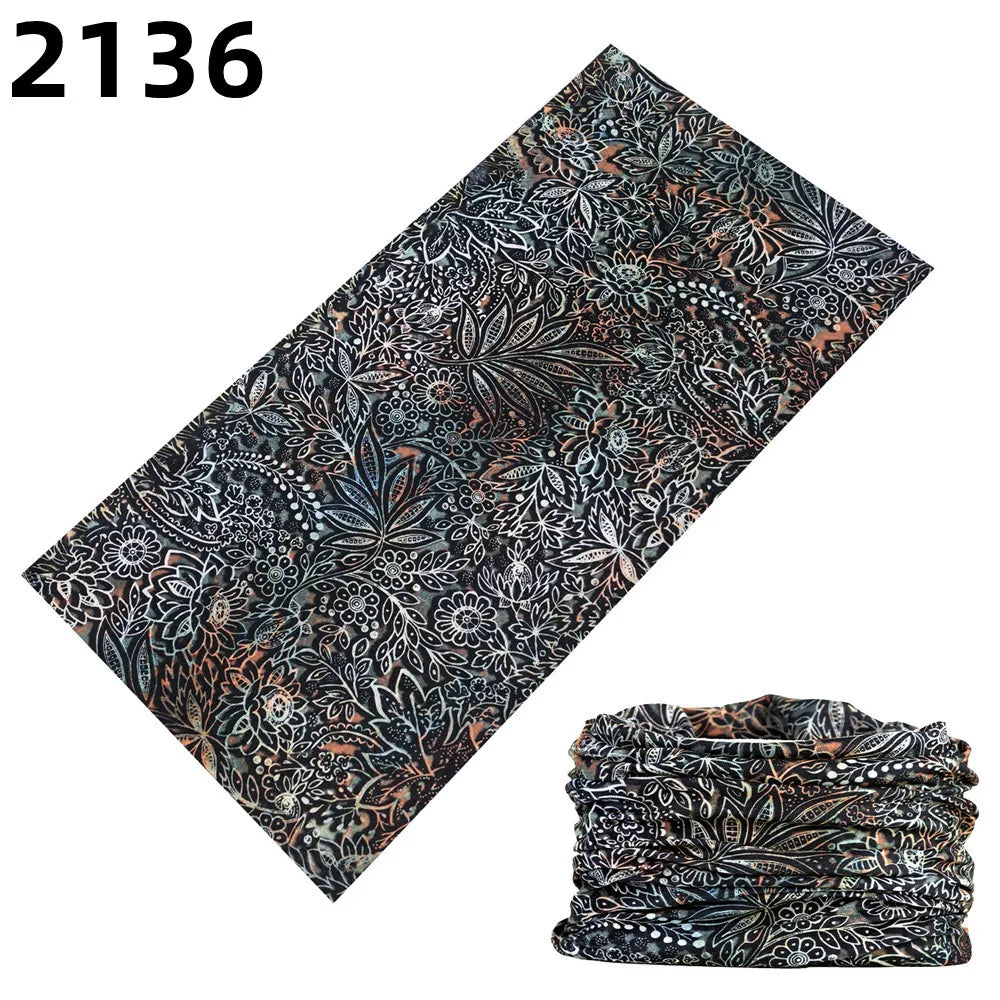2101Unisex Climbing Hiking Scarf Sport Headwear Bandanas Motorcycle Turban Hand Band Magic Scarves Outdoor Cycling Headband Mask