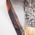 CUTENOVA Women'S Full-Body Printed Hanging Neck Big Backless Skinny Five-Point Jumpsuit Sexy Fashion Street Trend Jumpsuit