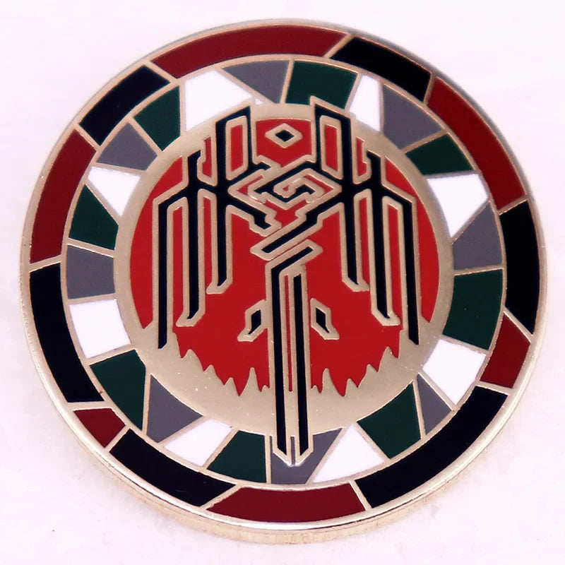 Dragon Age 2 Metal Badge Game Logo Enamel Pin Jewelry Backpack Decorate