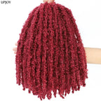 Butterfly Locs Crochet Hair 12 inch Handmade Butterfly Soft Locs Crochet Hair Extensions Synthetic Braiding Hair 12Strands/pack