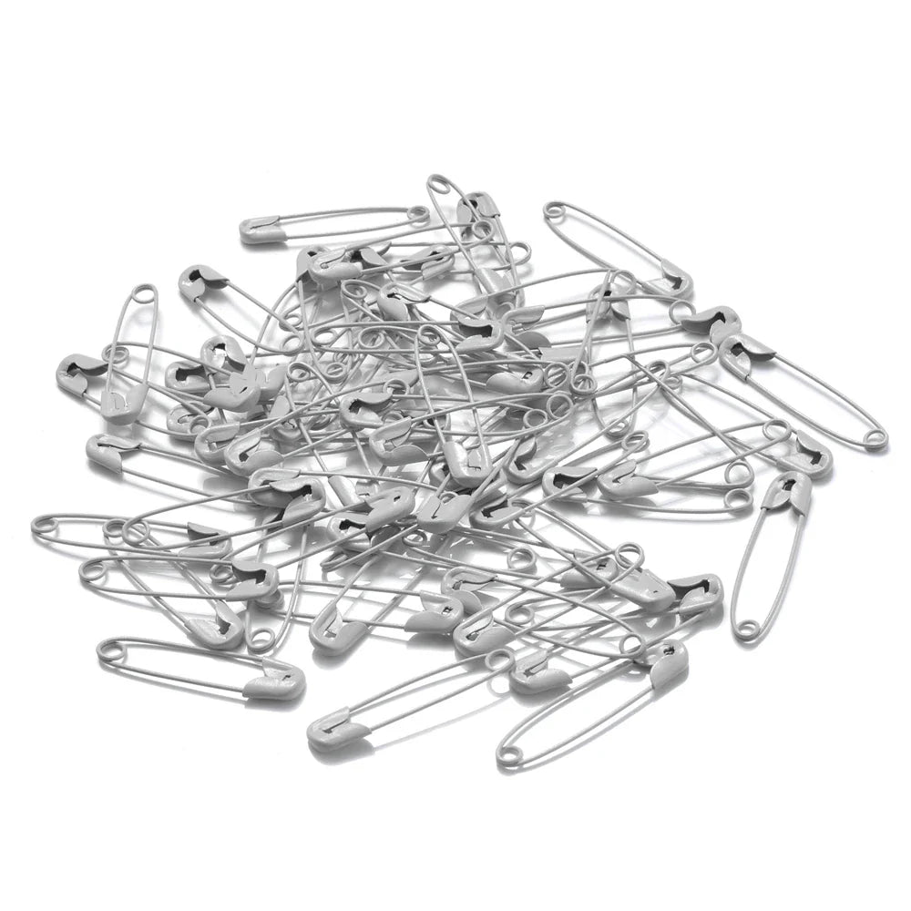 30pcs 6x30mm Colorful High Quality Safety Pins Paper Clip DIY Sewing Tools Metal Needles Large Safety Pin Brooch Accessories