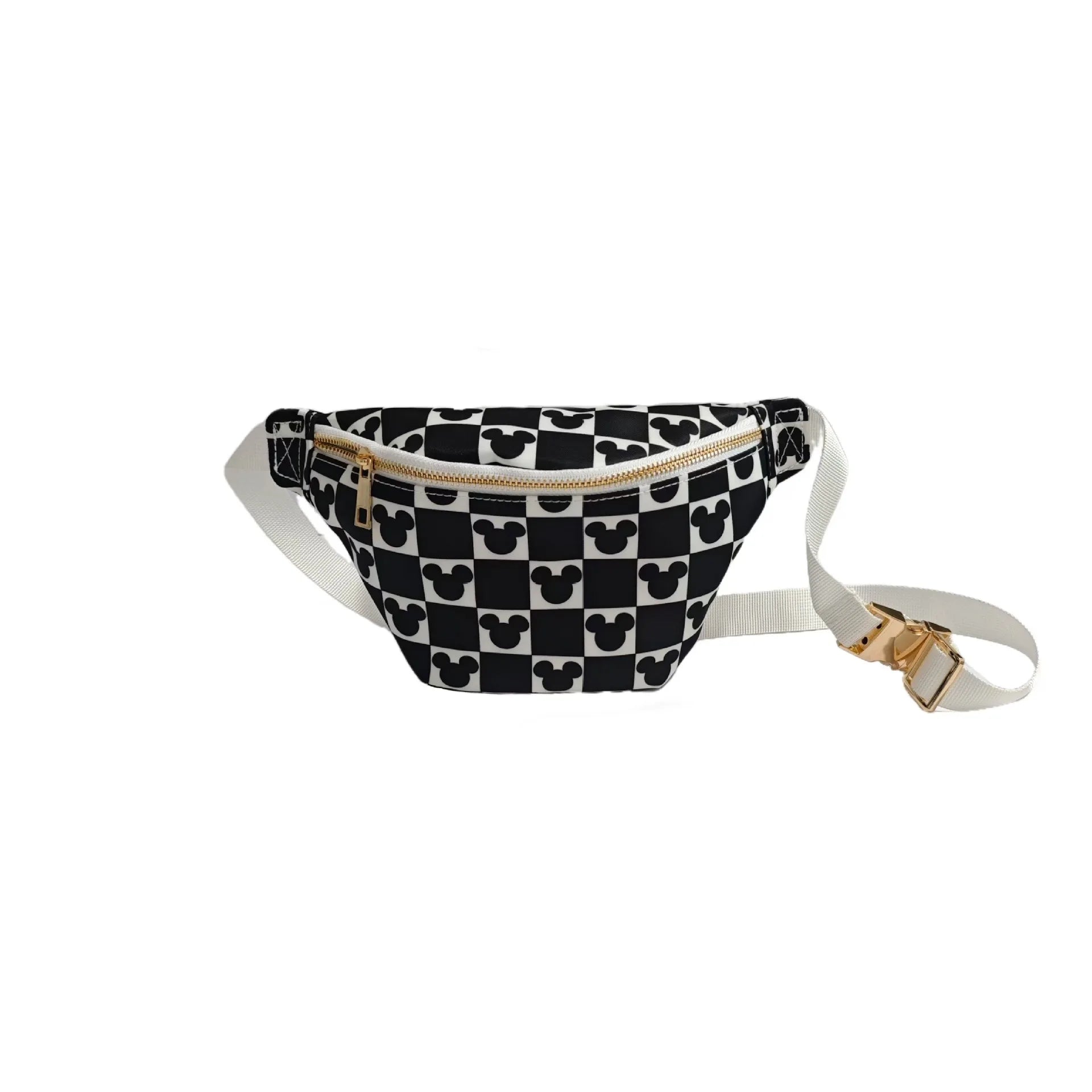 Disney Mickey New Women's Waist Bag Luxury Brand Fashion Women's Messenger Bag Cartoon Cute Women's Chest Bag High Quality