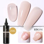 BORN PRETTY 250g Translucent Jelly Red Nude Gel Nail Polish Winter Autumn Manicure Soak Off UV LED Nail Art Gel Christmas Red