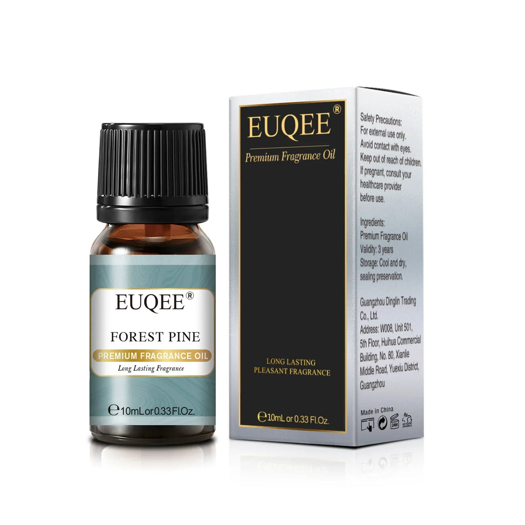 EUQEE 10ML Men's Fragrance Oil For Car Diffuser,Making Candle Leather Forest Pine Coffee Cake Cedarwood Bay Rum 1pcs/3pcs/6pcs