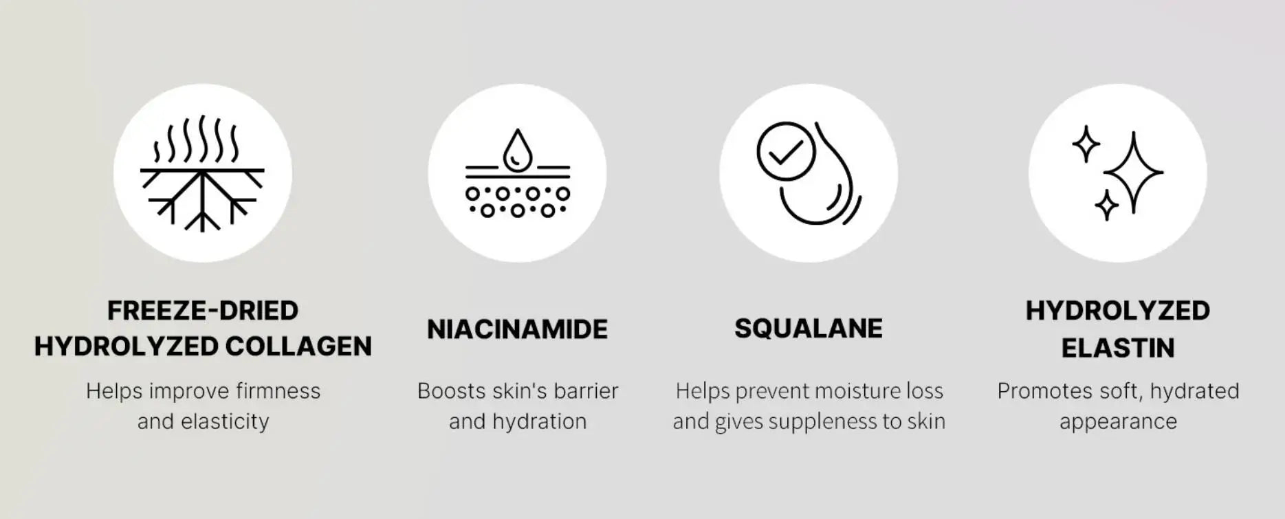 24h Glow & Lifted Collagen Jelly Cream Niacinamide And Hydrolyzed Collagen Strengthen The Skin Barrier And Moisturize The Skin