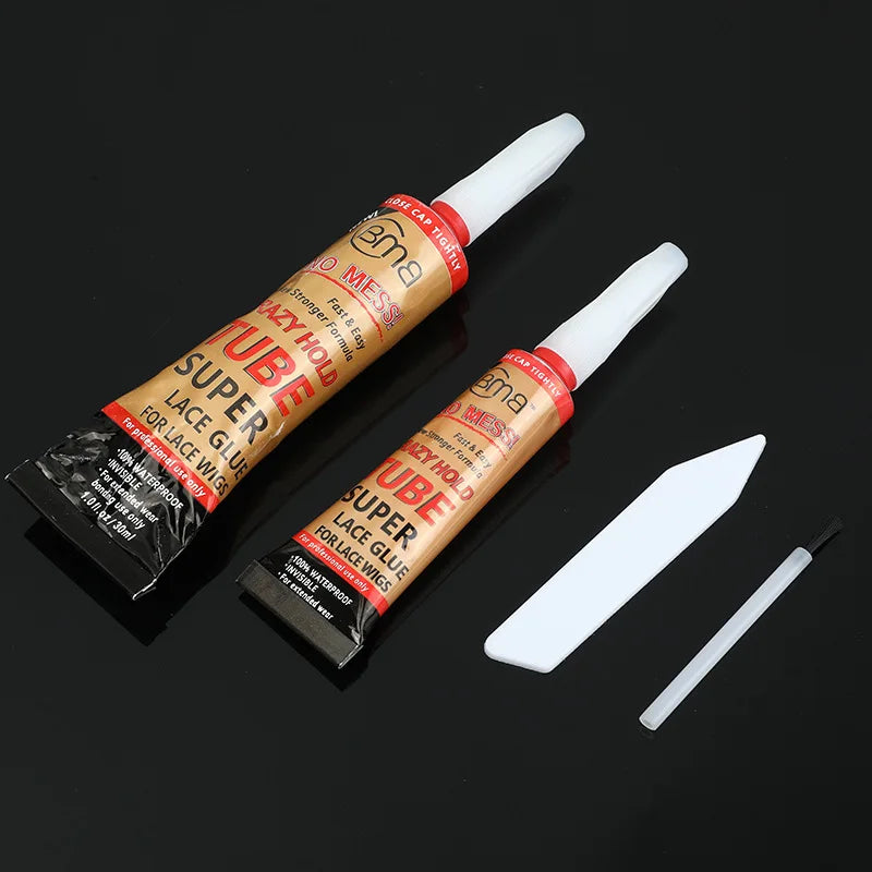 Brand BMB Crazy Hold TUBE Super Lace Glue For Wigs Waterproof Invisible Bonding Glue Replacement Adhesive Strong Hold Hair Glue