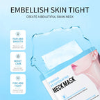 10PCS Collagen Anti Wrinkle Neck Mask Anti Aging Fade Fine Lines Firm Skin Moisturizing Brighten Rejuvenating SkinCare Cosmetics