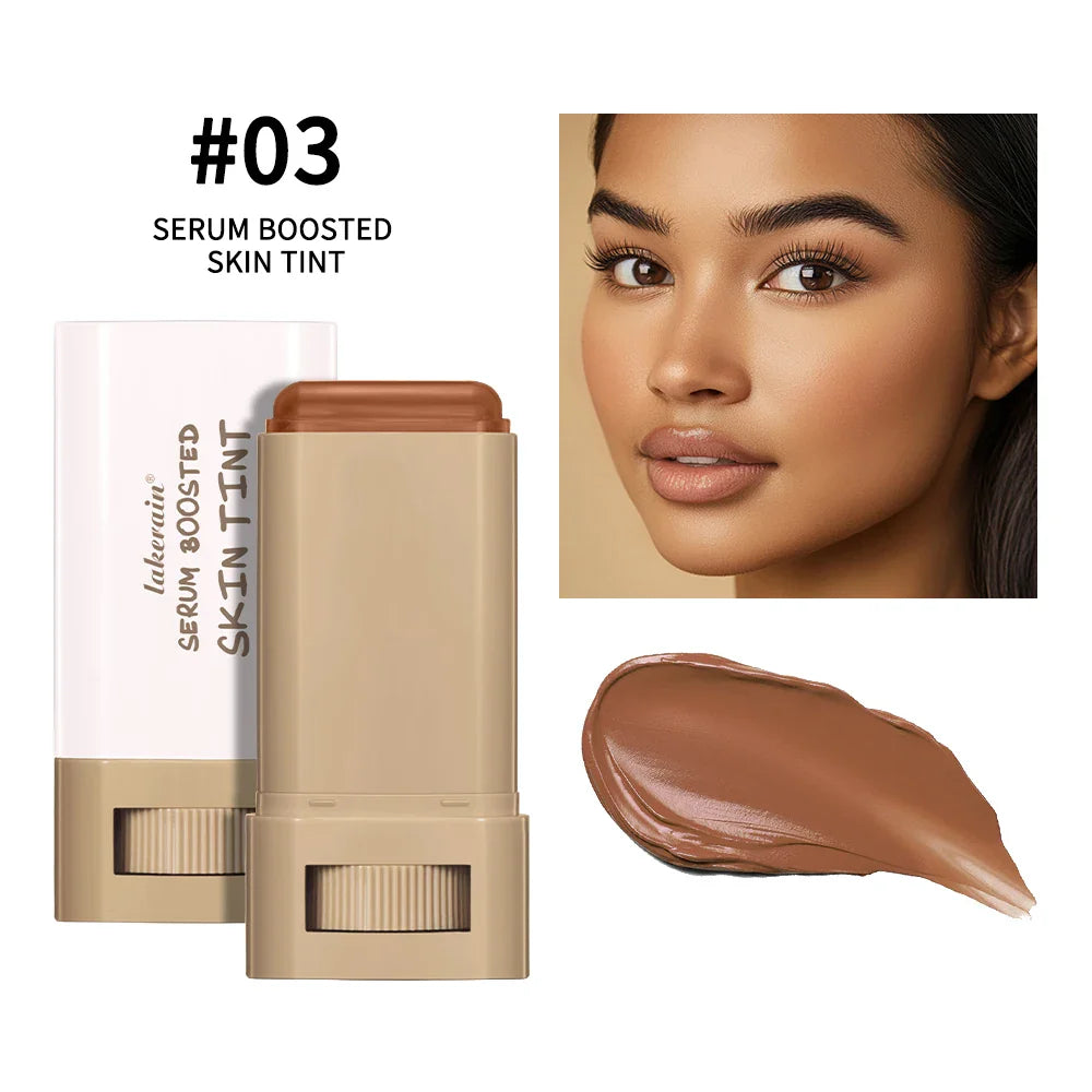 Beauty Balm Serum Boosted Skin Tint Foundation Stick Smooth Plumper Hight Coverage Travel Bronze Foundation Makeup