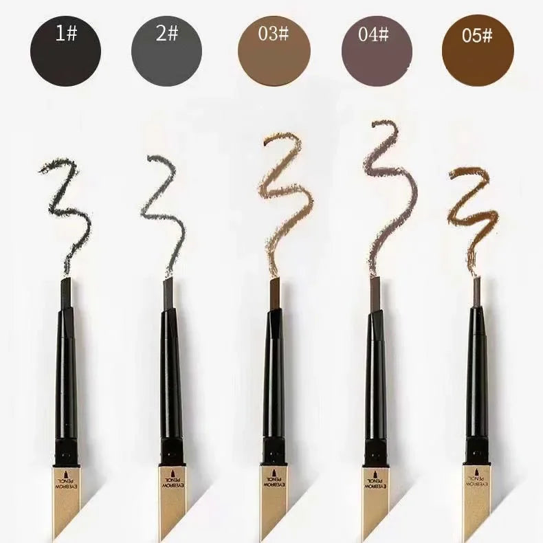 Double Head Eyebrow Pencil with Brush Waterproof Smooth 5 Colors Eye Brow Pen Tint Mascara Enhance Cosmetics Beauty Women Makeup
