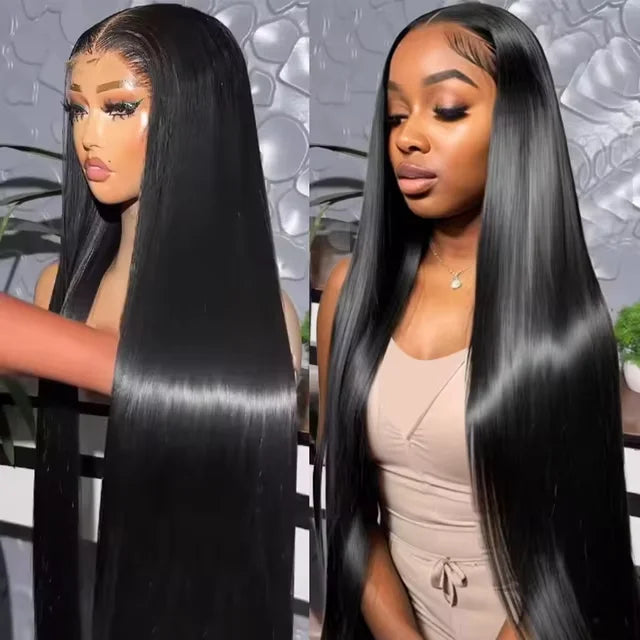 30 Inch Bone Straight Lace Front Wigs Human Hair 13x6 250 Density Hd Lace Frontal Wig 13x4 Brazilian Hair Pre Plucked For Women