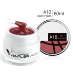 50ml Venalisa Soak off Thick Jelly Gel UV Construction Gel Builder Extend 24 Color Camouflage Milky White Nail Art Hard Nail Gel