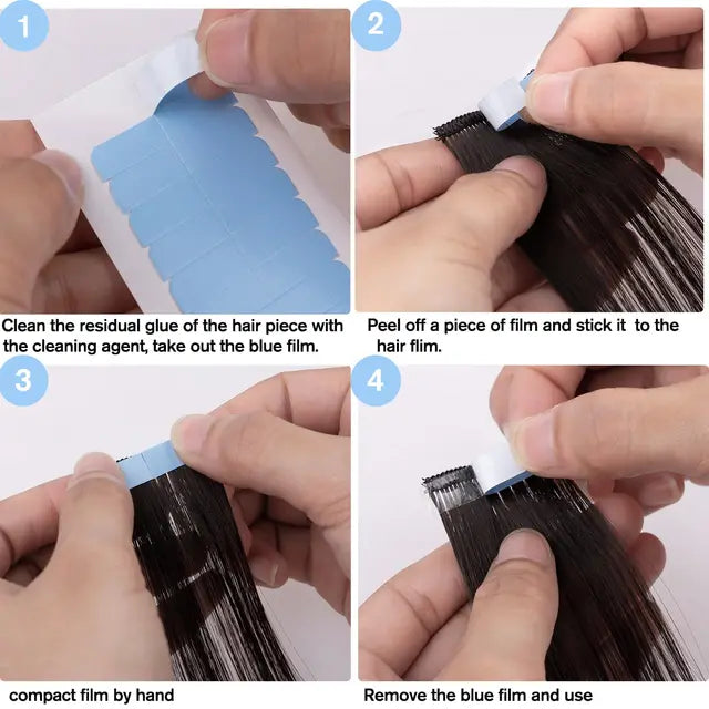 Double-Sided Hair Extension Tape Replacement Adhesive Tape for Extensions