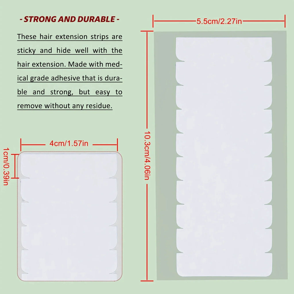 60/120/180/360pcs Hair Extension Tape Tabs,Double Sided Tape in Extension,Adhesive Wig Tape  Beauty Tool for Hair Extensions Wig