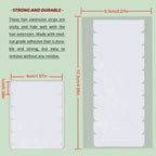 60/120/180/360pcs Hair Extension Tape Tabs,Double Sided Tape in Extension,Adhesive Wig Tape  Beauty Tool for Hair Extensions Wig