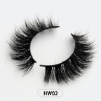 Dropshipping 15-18mm 3D Resuable Dramatic Wispy Mink Fake Eyelashes Makeup Strip False Lashes With Free Eyelash Packaging Boxes