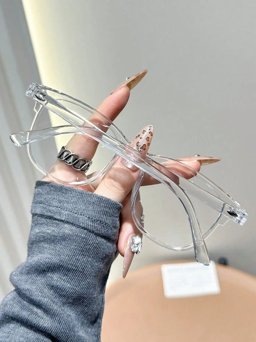 1PC/2PCS Fashion Pentos Plastic Frame Anti-Blue Light Clear Glasses For Daily Office Reading Life Eye Protection Accessories.