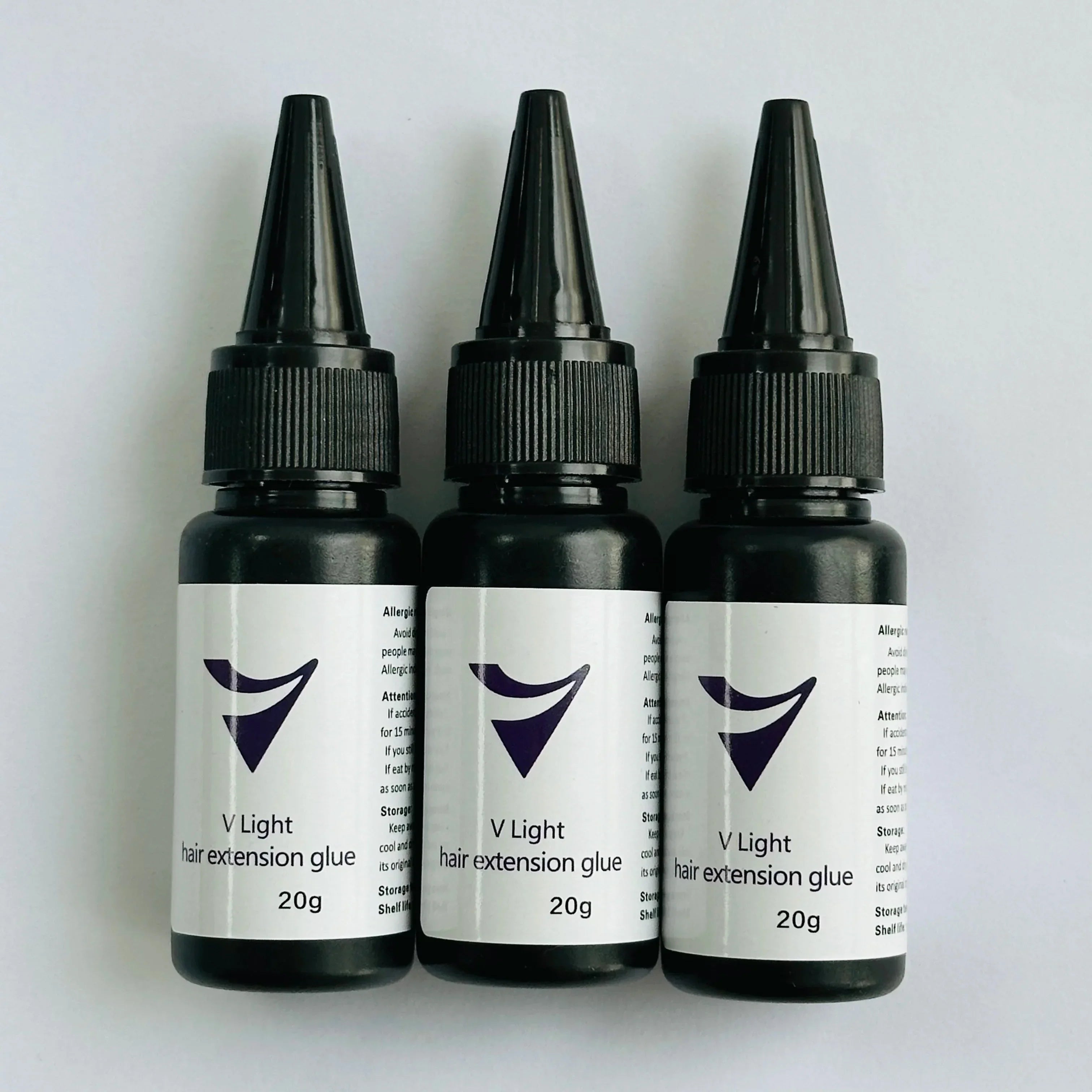 5/3/1PCV-Light Technology Hair Extension Clear Wig glue 20g V-light Traceless tool for tape Hair Extension Fast Grafting Tool