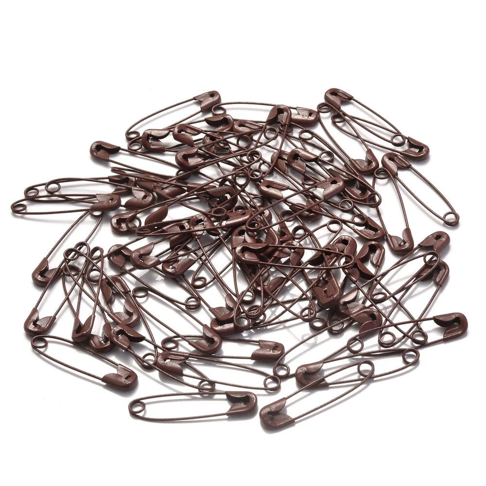30pcs 6x30mm Colorful High Quality Safety Pins Paper Clip DIY Sewing Tools Metal Needles Large Safety Pin Brooch Accessories