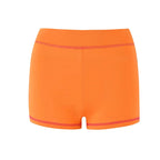 25 Summer New Shoulder Letter Printed Bright Thread Design Slimming Hooded Zipper Short Coat Shorts Set for Women