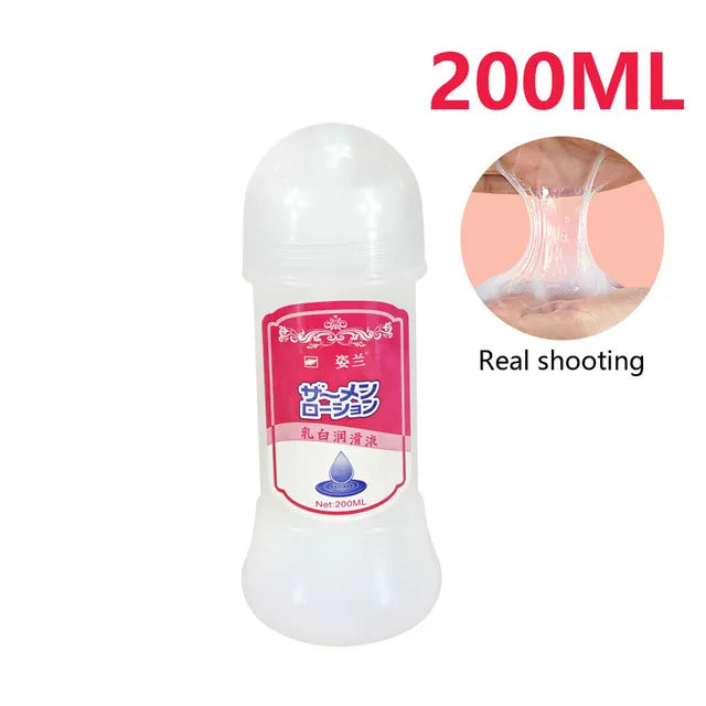 500ML Lubricant for Men Women Sex Toys Cream Sex Viscous Lube Water Based Oil Lubricating Anal Vaginal Adult Imitation Semen 18