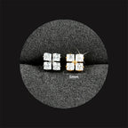 1PC ASTM F136 Titanium Flower CZ Labret Stud Internal Thread Piercing Lip Stud Daith Conch Earring Piercing Jewelry Wholesale