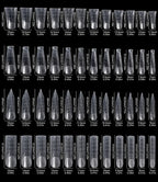 120Pcs Nail Forms For UV Gel Quick Building Extension Top Molds Dual Forms Acrylic Nail Art Tips Nails Accessories Tools