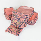 6 PCS Travel Storage Bag Set for Clothes Tidy Organizer Wardrobe Suitcase Pouch Travel Organizer Bag Case Shoes Packing Cube Bag