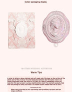 Colorrose Embossed Powder Blush Blue Genuine Nude Makeup Natural Party  Blusher  Shimmer Pearlescent Highlight Eyeshadow