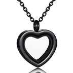 Cremation Jewelry for Ashes for Human Keepsake Stainless Steel Memorial Pendant Cremation Urn Necklace for Human Ashes