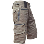 2025 New Men's Tactical Shorts With Multi Pockets, Casual Durable Waterproof Cargo Shorts For Outdoor Hiking Trekking