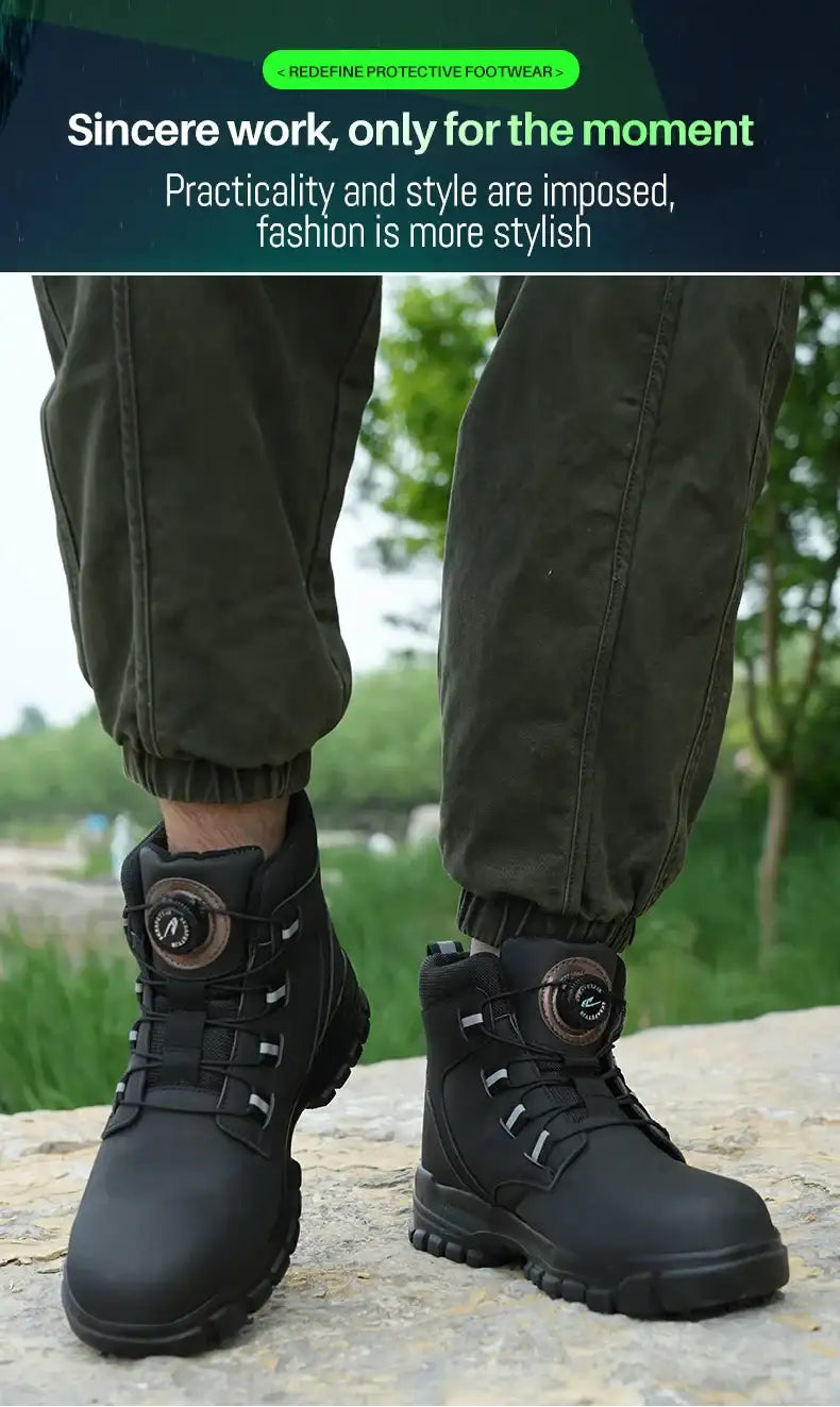 48 Size Steel Toe Cap Light Breathable Sneaker For Men Unisex Work Safety Shoes  Anti-smash And Anti-puncture Safety Sneakers