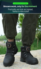 48 Size Steel Toe Cap Light Breathable Sneaker For Men Unisex Work Safety Shoes  Anti-smash And Anti-puncture Safety Sneakers