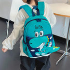 2023 New Kindergarten Backpack Personalized Name Children's Cartoon Dinosaur Cute Backpack Customized Children's Day Gift Bags