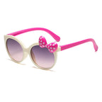 Disney Minnie Mouse Girls Sunglasses Figure Anime Kawaii UV Protection Summer Sunglasses Cute Funny Glasses Toys Birthday Gift