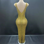 Diamonds Wedding Dress for Women Goddess Senior Photoshoot Props Homecoming Celebrate Birthday party dress New Year's Dress