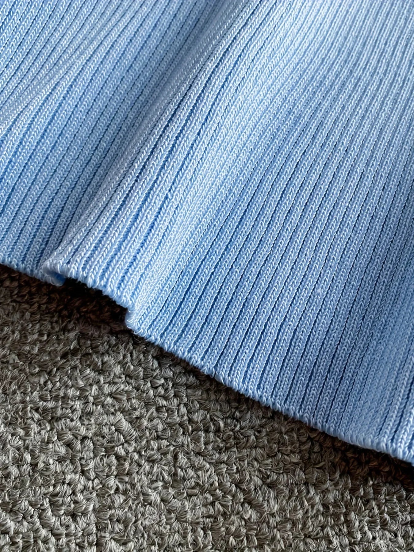 2024 Solid Color Ribbed Knotted Tank Top Casual Round Neck Tank Top For Spring & Summer Women's Clothing Knit Crop Top