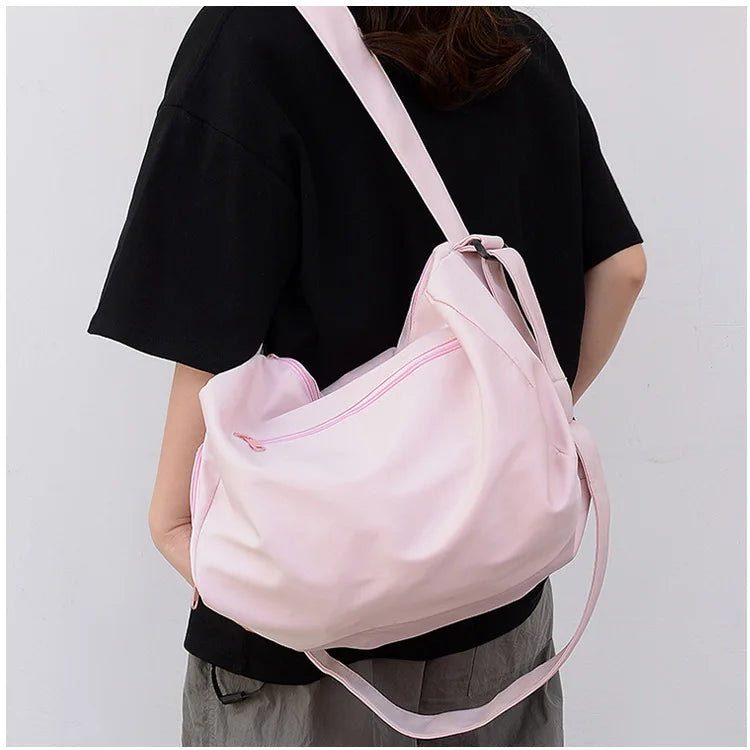 2025 Large capacity Travel Tote Bags for Women nylon Shoulder Messenger Bag Sports Yoga Satchels Fashion Woman Handbag
