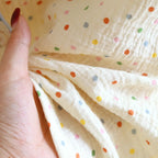 2025 New Summer Women's Pajama Set 100% Cotton Crepe Short Sleeve+Shorts+Pants 3-Piece Pajama Women's Cardigan Home Clothes